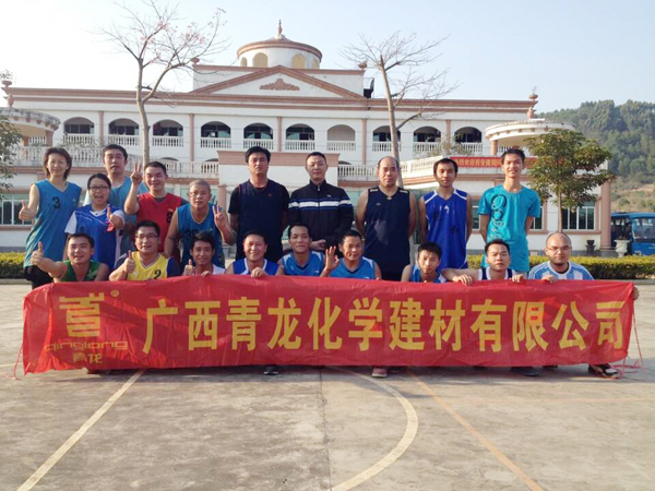 參賽隊員合影 青龍防水